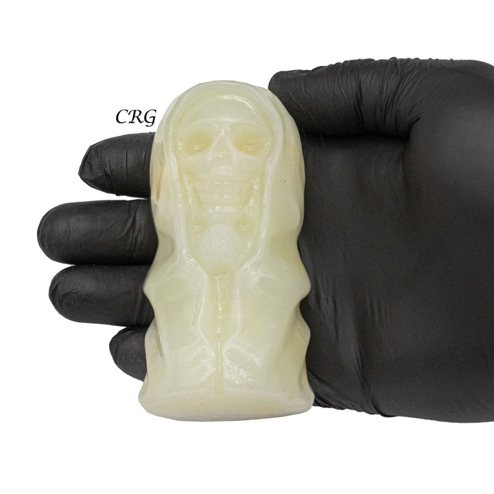 Qty 1 - Onyx Ghost SkullCrystal River Gems