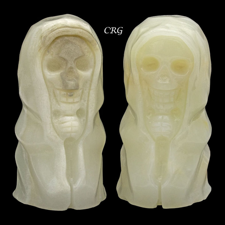 Qty 1 - Onyx Ghost SkullCrystal River Gems