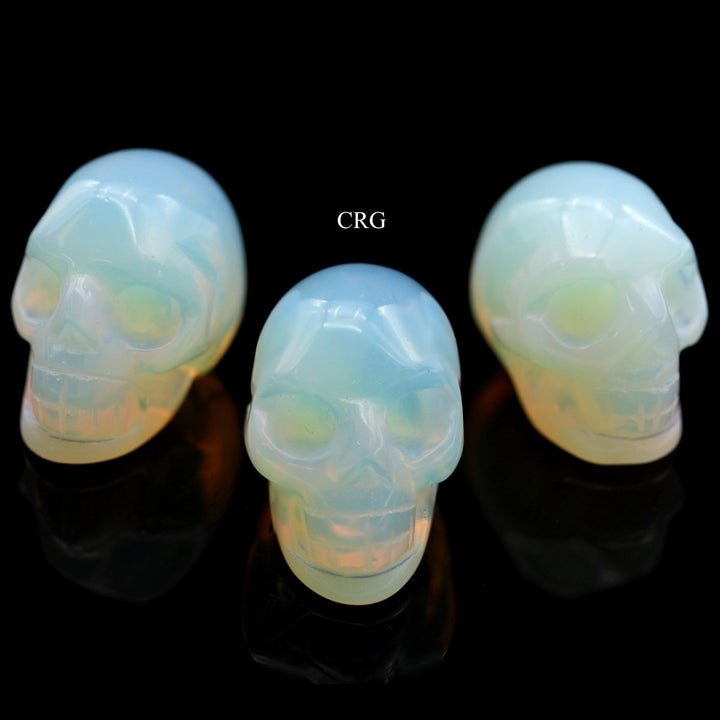 QTY 1 - Opalite Gemstone Skull / 1.5" AVGCrystal River Gems