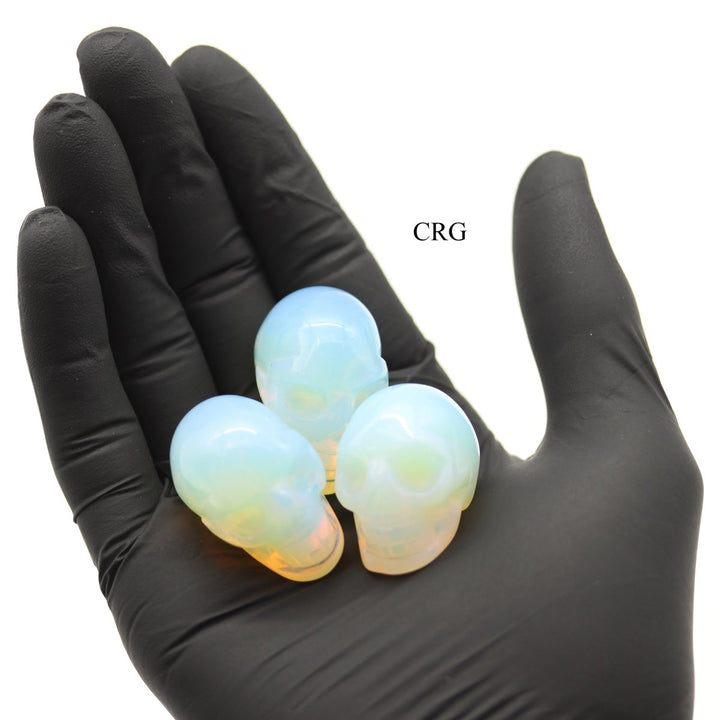 QTY 1 - Opalite Gemstone Skull / 1.5" AVGCrystal River Gems