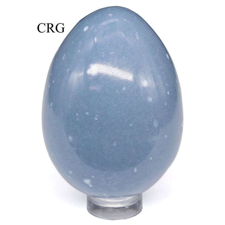 QTY 1 - Peru Angelite Egg / 35 - 55 MM AVGCrystal River Gems