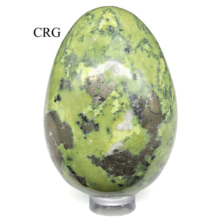 QTY 1 - Peru Serpentine Egg / 45 - 55mmCrystal River Gems