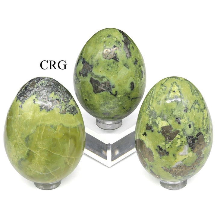 QTY 1 - Peru Serpentine Egg / 45 - 55mmCrystal River Gems