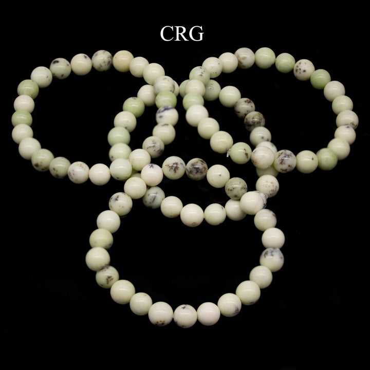 QTY 1 - Pine Jasper Stretch Bracelet / 8mm AVGCrystal River Gems