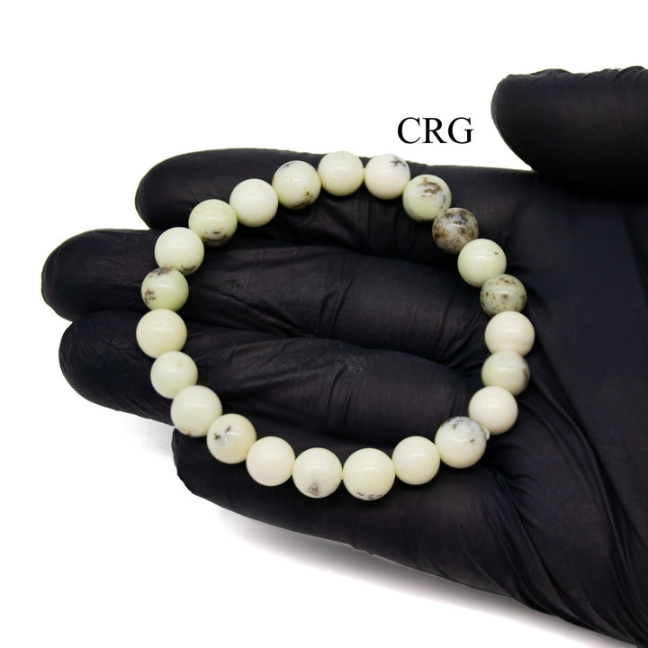 QTY 1 - Pine Jasper Stretch Bracelet / 8mm AVGCrystal River Gems