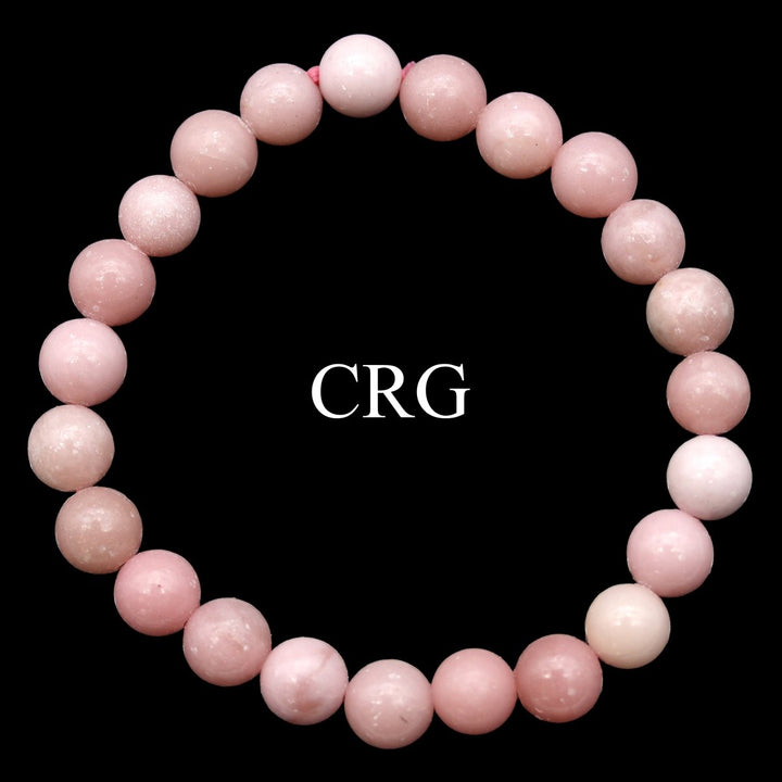 QTY 1 - Pink Opal Stretch Bracelet / 8mm AVGCrystal River Gems