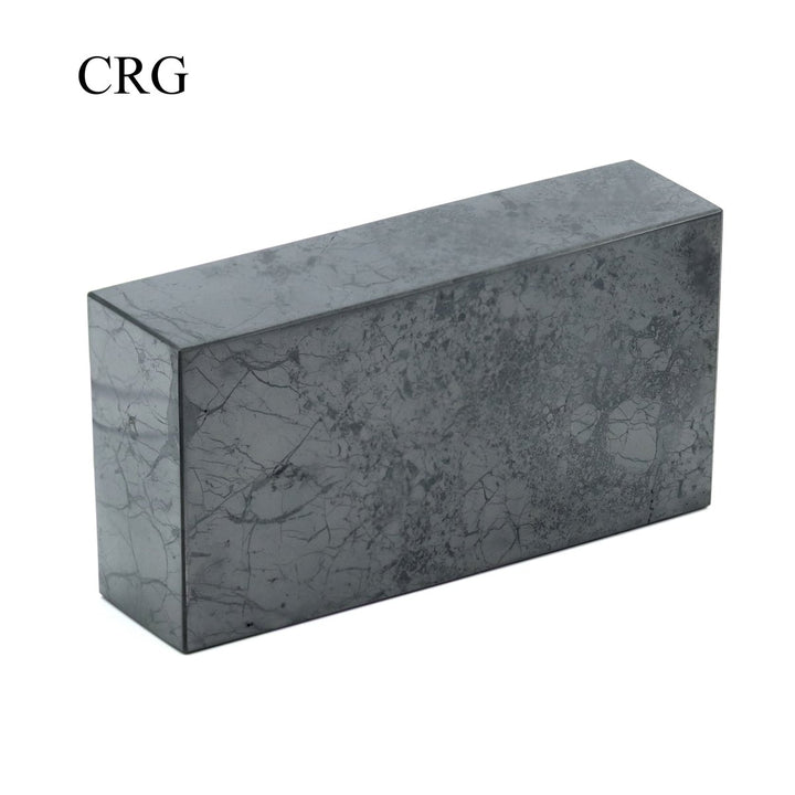 QTY 1 - Polished Russian Shungite BrickCrystal River Gems