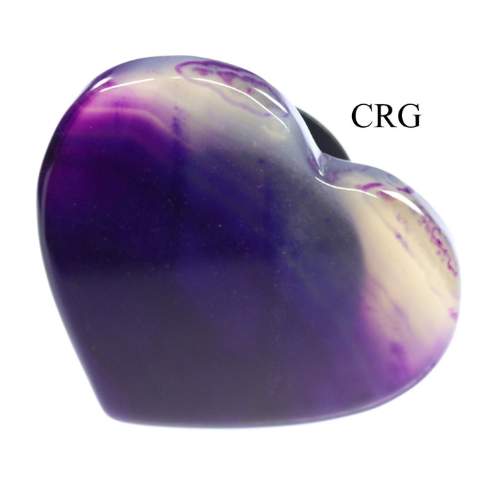 QTY 1 - Purple Agate Heart Phone GripCrystal River Gems