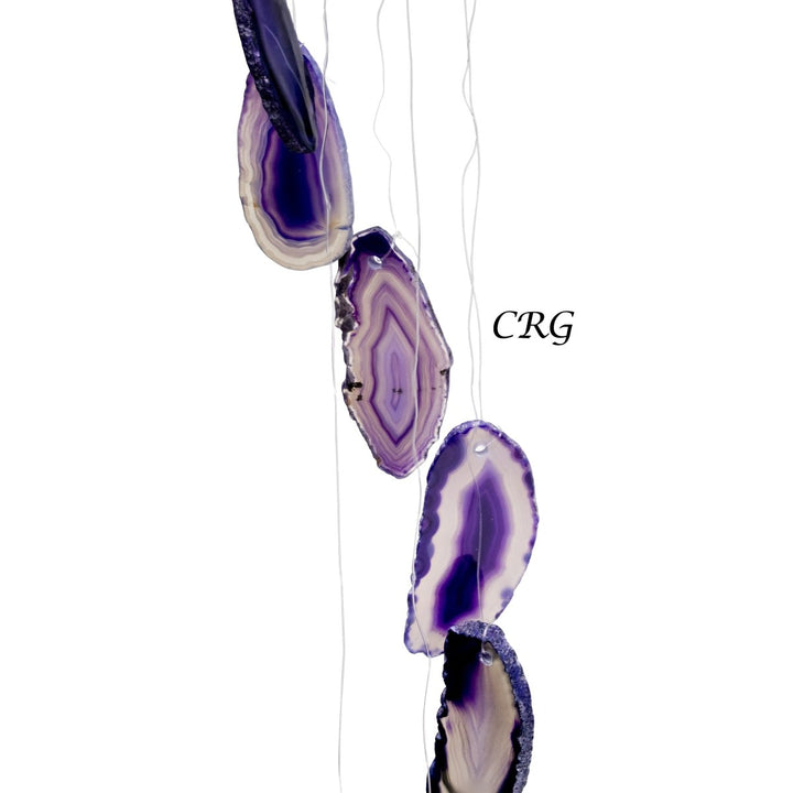 QTY 1 - Purple Agate Wind Chime/ SmallCrystal River Gems