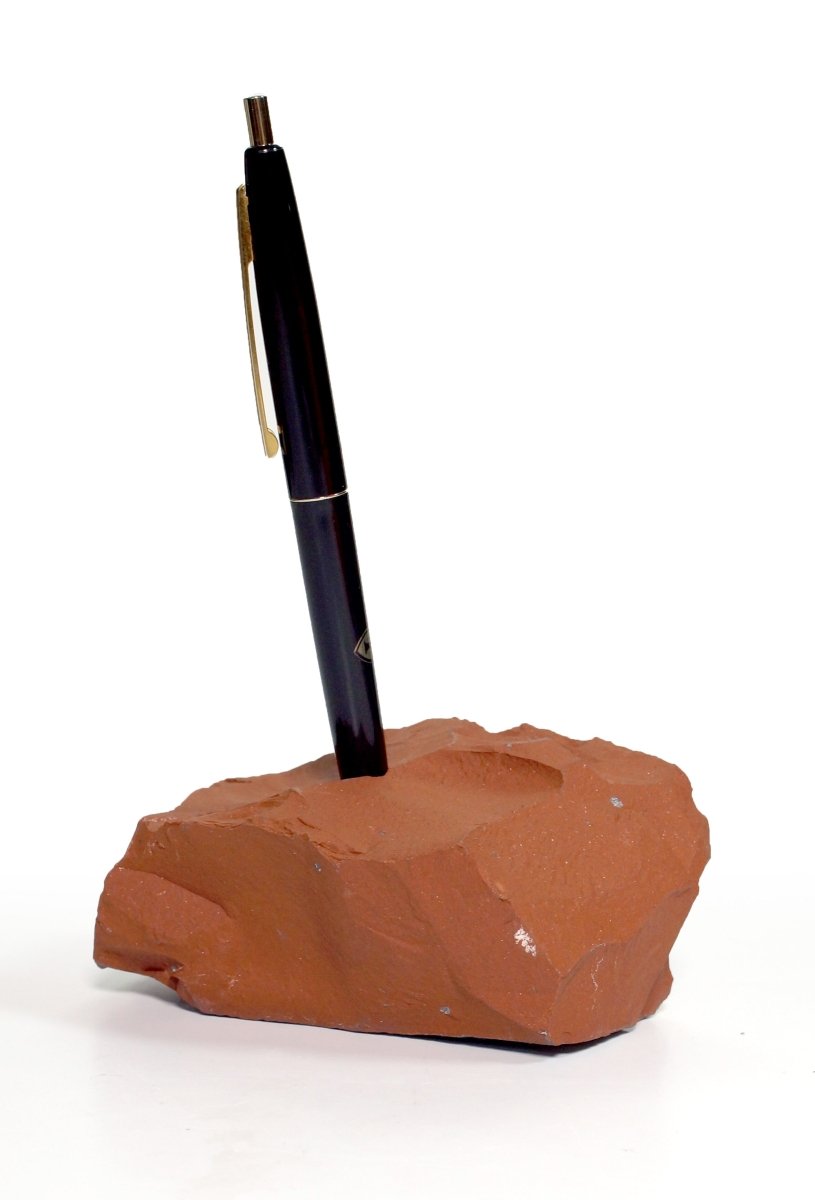 Red Jasper Pen Holder - 3" - 4" - Qty 1Crystal River Gems
