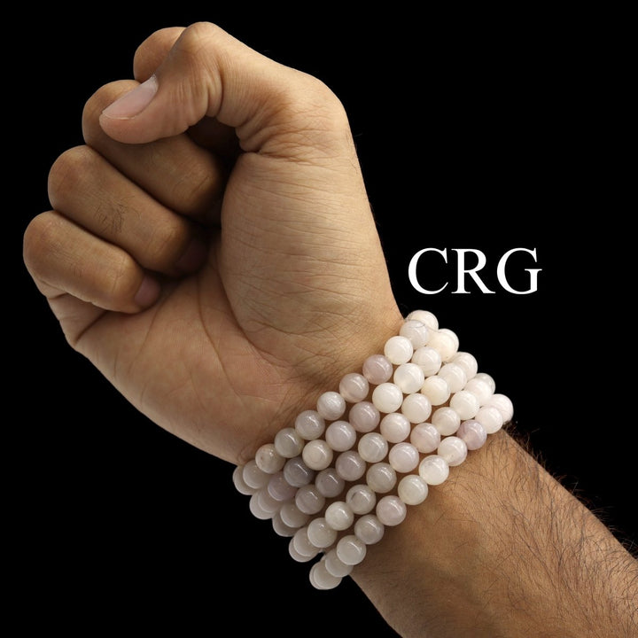 QTY 1 - Red Rutilated Quartzite (Hematoid Quartz) Stretch Bracelet / 8mm AVGCrystal River Gems