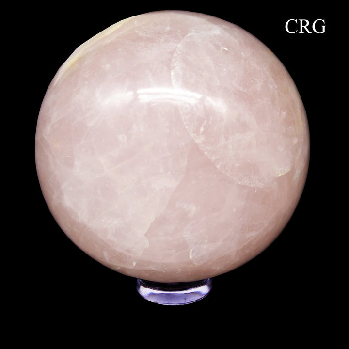 QTY 1 - Rose Quartz Gemstone Sphere / 40 - 50mm AVGCrystal River Gems