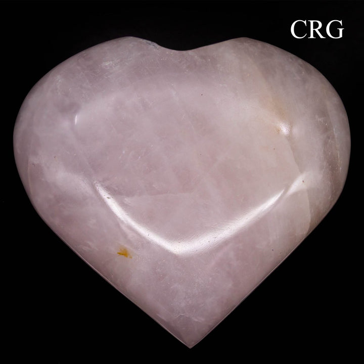 QTY 1 - Rose Quartz Puffy Heart / 2 - 4" AVGCrystal River Gems