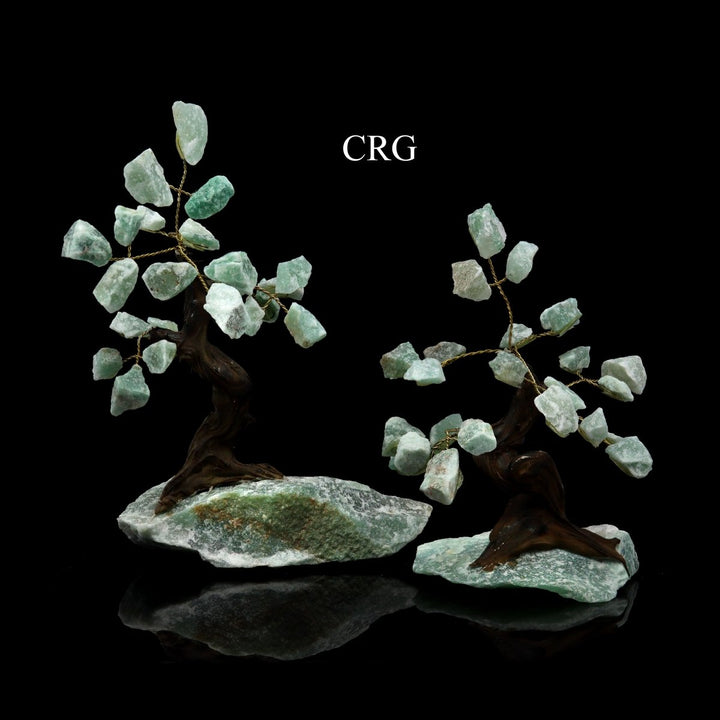 QTY 1 - Rough Green Quartz Gemstone Tree / 4 - 5" AVGCrystal River Gems