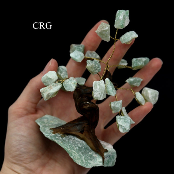 QTY 1 - Rough Green Quartz Gemstone Tree / 4 - 5" AVGCrystal River Gems