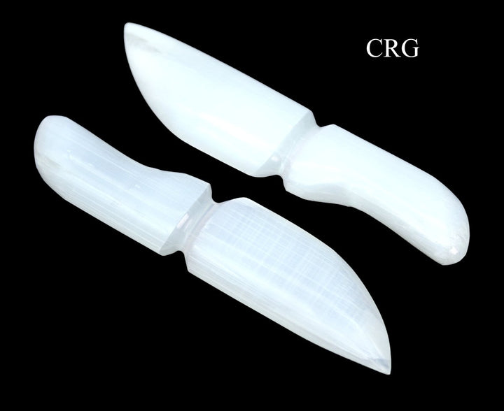 QTY 1 - Selenite Knife / 7 - 9" AVGCrystal River Gems