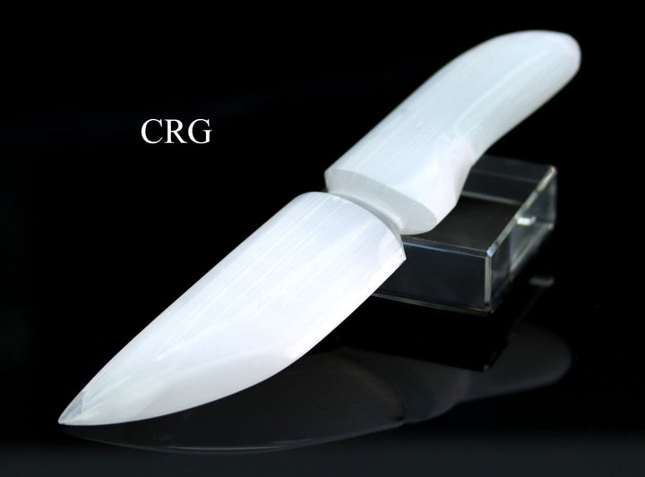 QTY 1 - Selenite Knife / 7 - 9" AVGCrystal River Gems