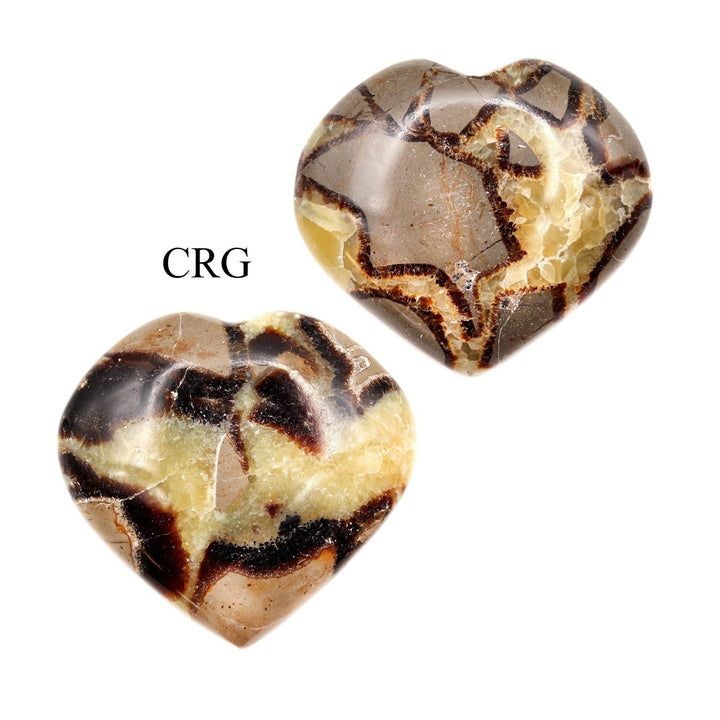 QTY 1 - Septarian Calcite Puffy Heart / 2 - 4" AVGCrystal River Gems