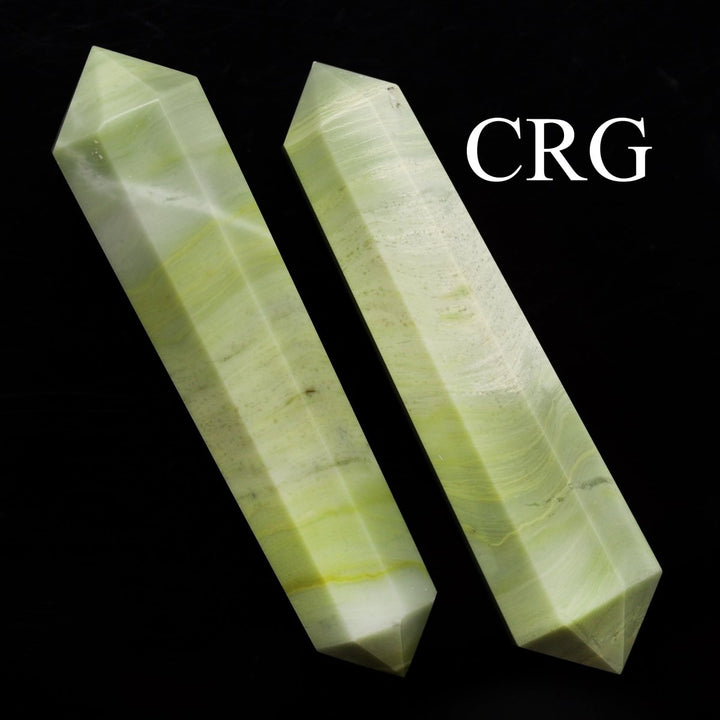 QTY 1 - Serpentine Double Terminated Point / 3 - 5" AVGCrystal River Gems
