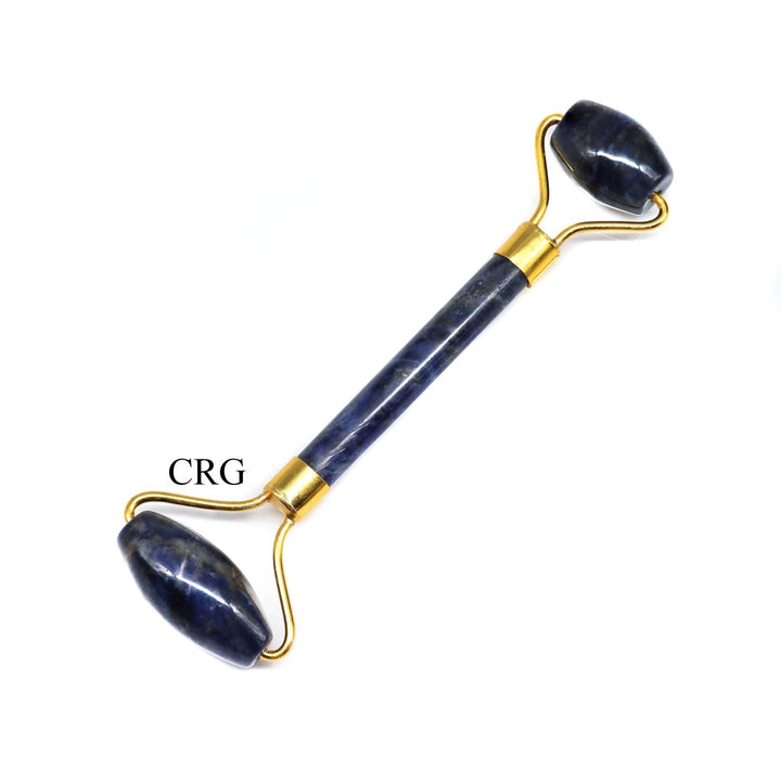 QTY 1 - Sodalite Gemstone Facial Massage Roller / 5.5" AVGCrystal River Gems