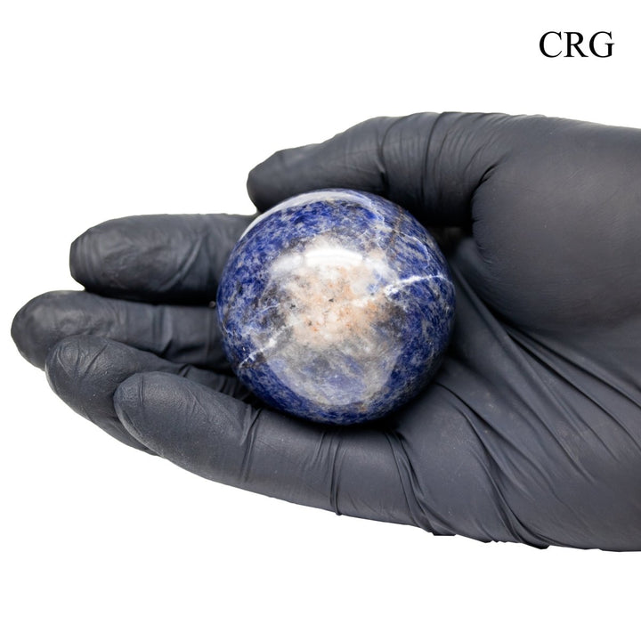 QTY 1 - Sodalite Gemstone Sphere / 40 - 50mm AVGCrystal River Gems