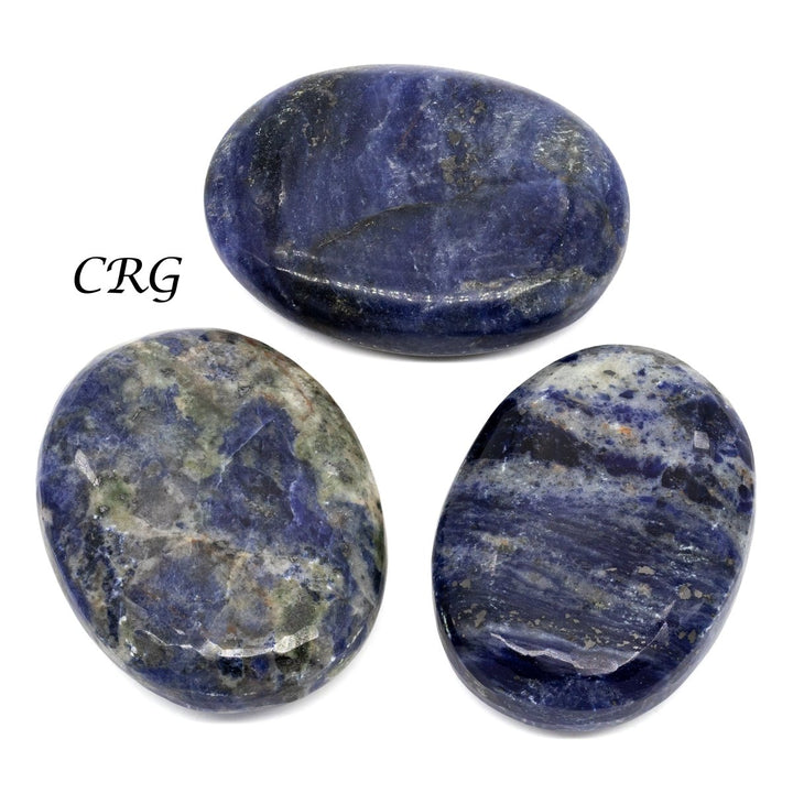 QTY 1 - Sodalite Palm Stone / 2" AvgCrystal River Gems