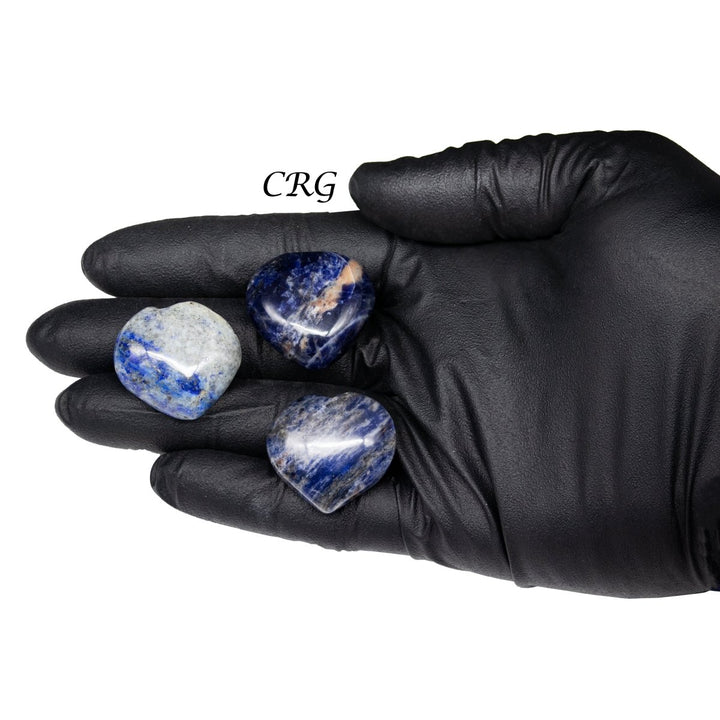 Sodalite Puffy Heart - 1" - 1.5" - Qty 1Crystal River Gems