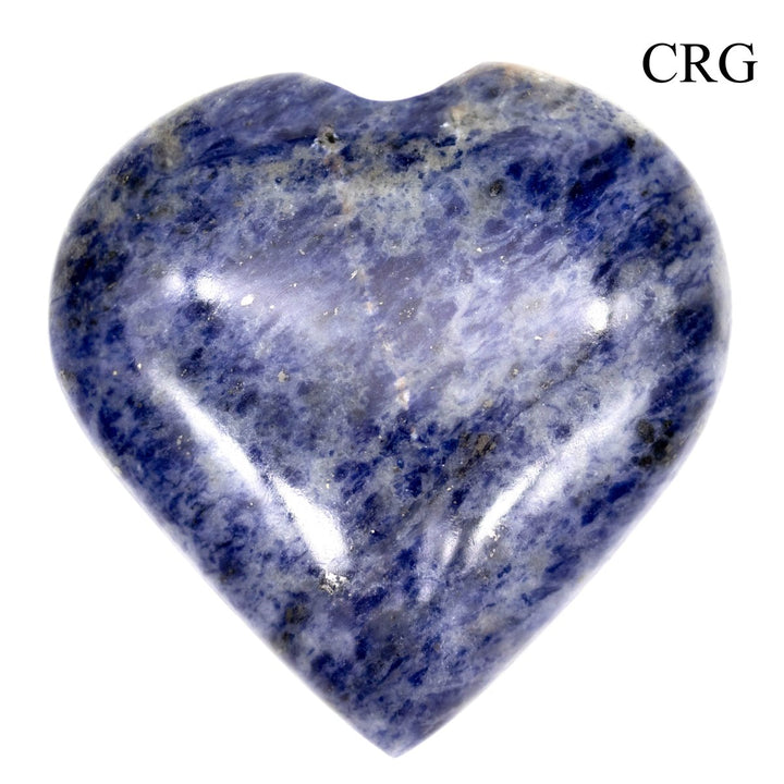 QTY 1 - Sodalite Puffy Heart / 2 - 4" AVGCrystal River Gems