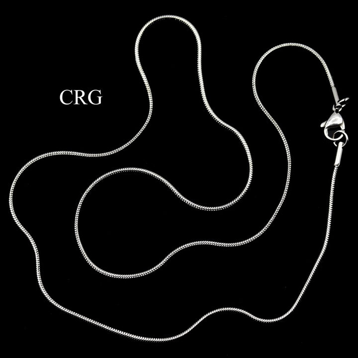 QTY 1 - Stainless Steel Snake Chain / 20"Crystal River Gems