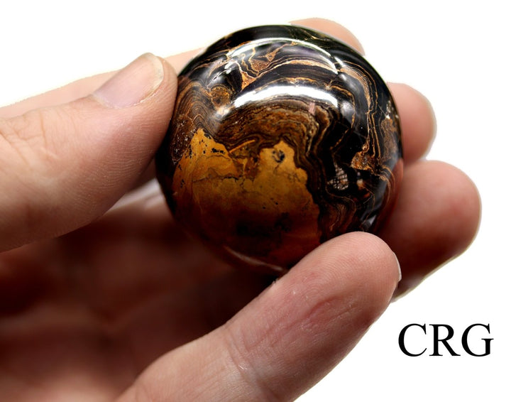 QTY 1 - Stromatolite Sphere / 35 - 45mm AVGCrystal River Gems