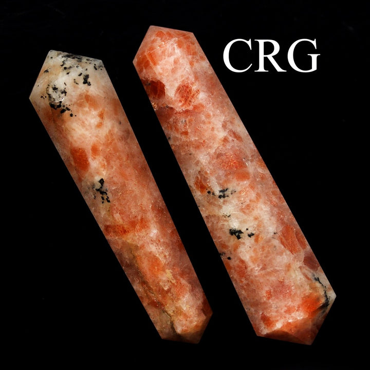 QTY 1 - Sunstone Double Terminated Point / 3 - 5" AVGCrystal River Gems