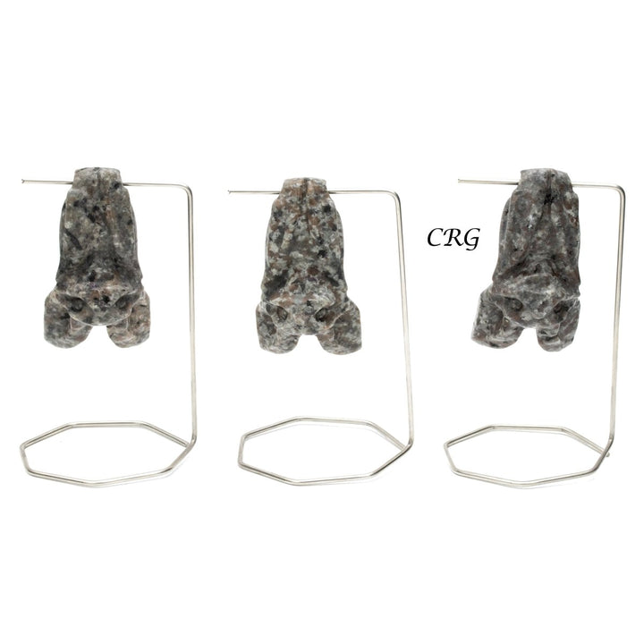 Qty 1 - Syenite Hanging BatCrystal River Gems