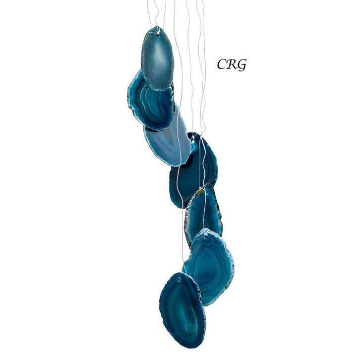 QTY 1 - Teal Agate Wind Chime / SmallCrystal River Gems
