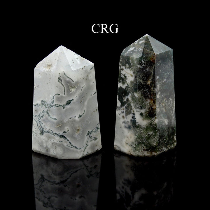 QTY 1 - Tree Agate Point from India / 3 - 5" AvgCrystal River Gems