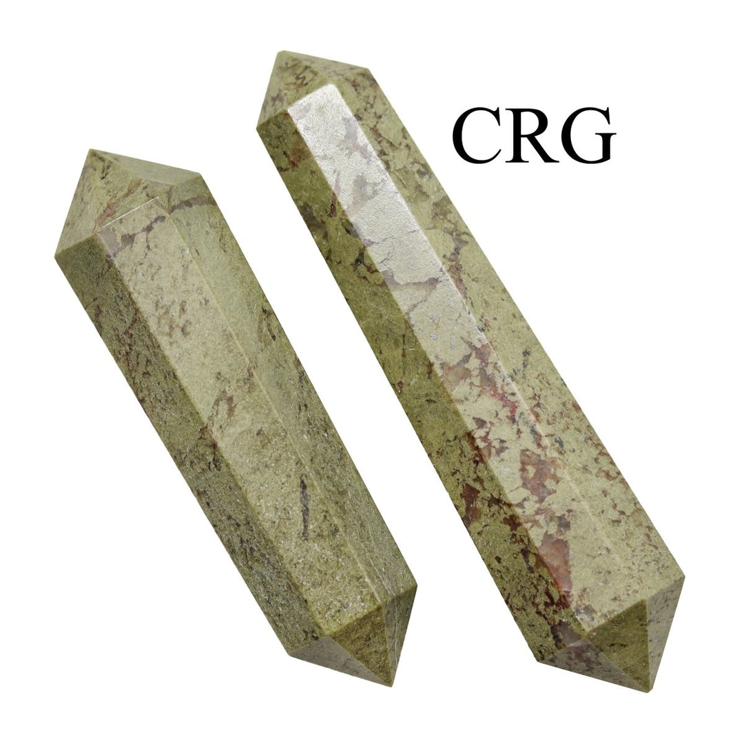 QTY 1 - Vesuvianite Double Terminated Point / 3 - 5" AVGCrystal River Gems