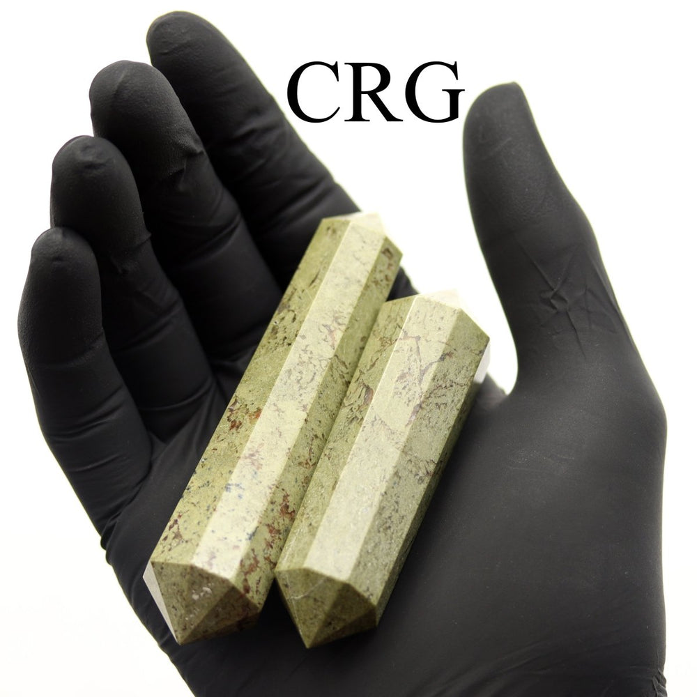 QTY 1 - Vesuvianite Double Terminated Point / 3 - 5" AVGCrystal River Gems
