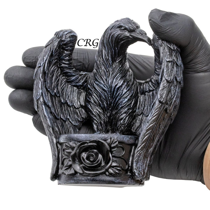 Raven Sphere Stand Set of 3Crystal River Gems