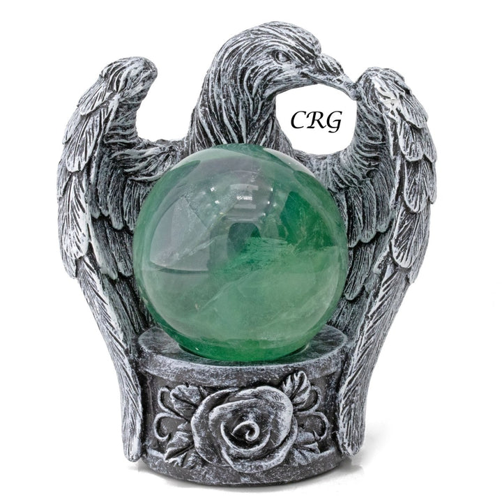 Raven Sphere Stand Set of 3Crystal River Gems