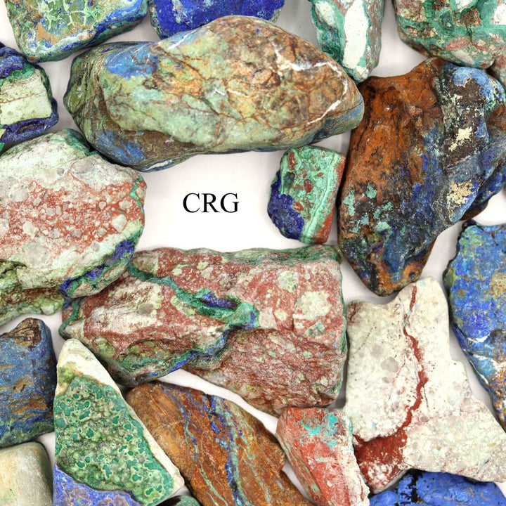 Raw Azurite and Malachite / 1.5 - 3" AVG - 1 KILO LOTCrystal River Gems