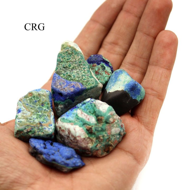 Raw Azurite and Malachite / 1.5 - 3" AVG - 1 KILO LOTCrystal River Gems