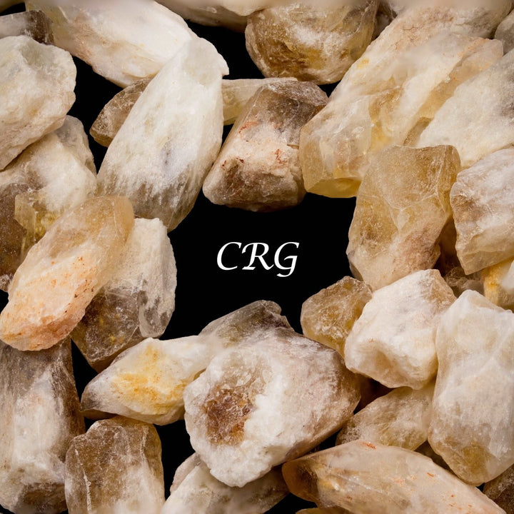 Raw Citrine Points / 1 - 2.5" AVG - 1 KILO LOTCrystal River Gems