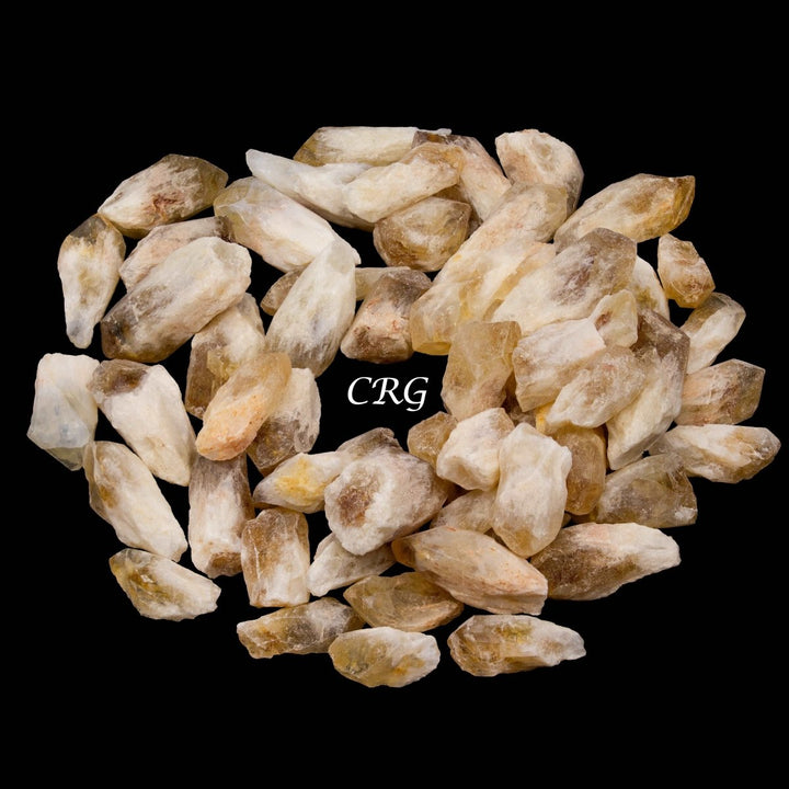 Raw Citrine Points / 1 - 2.5" AVG - 1 KILO LOTCrystal River Gems