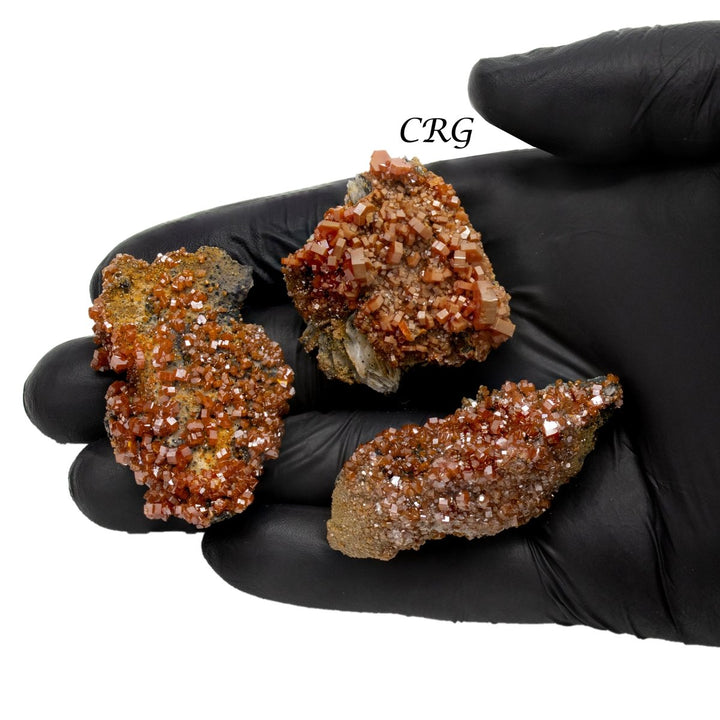 Raw Vanadinite On Matrix / 20 - 50mm AVG - 1 FLATCrystal River Gems