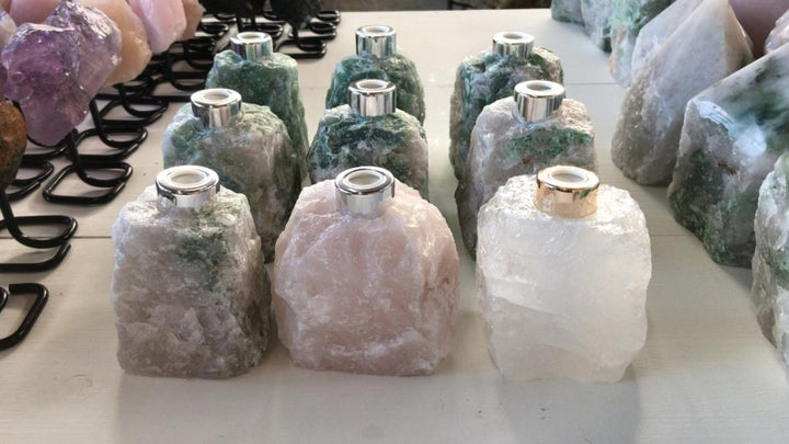 Red Jasper Oil Diffuser (1 Piece) Size 6 to 8 Inches Rough Crystal Home DecorCrystal River Gems