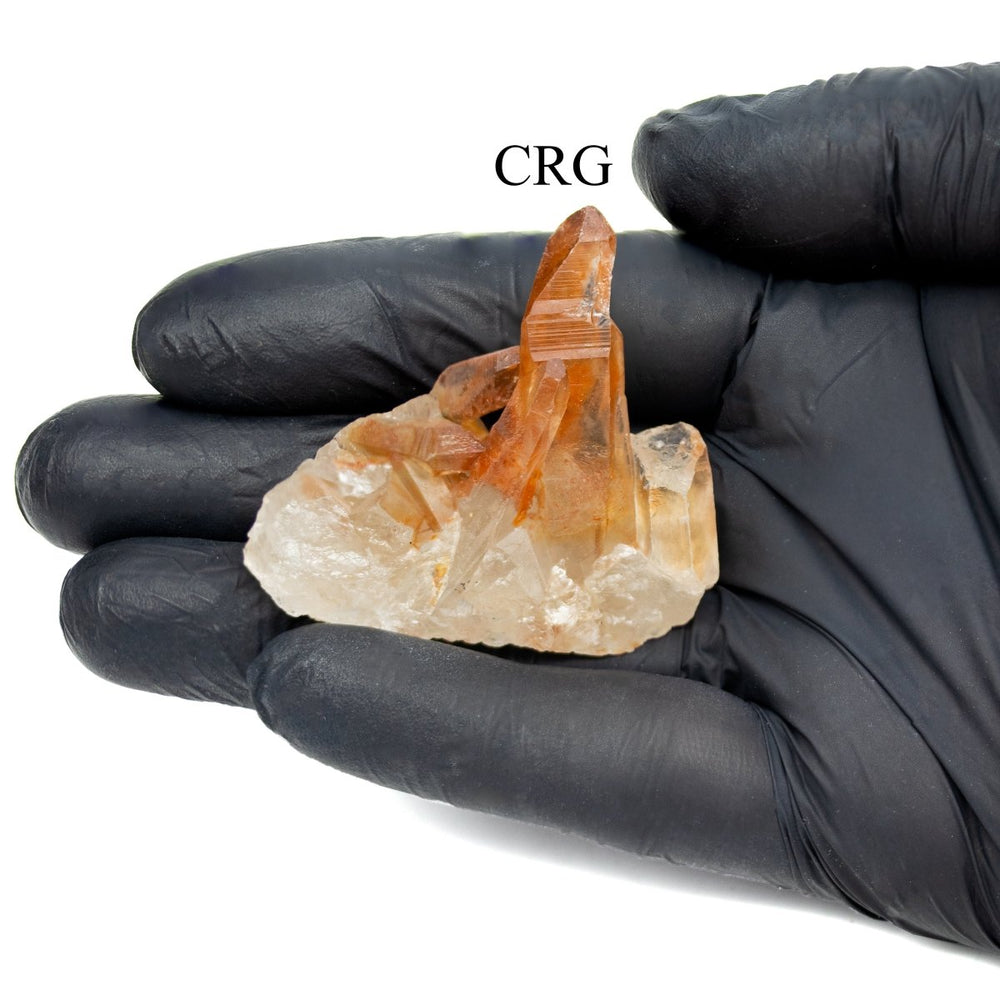 Red Quartz clusters from Morocco. Wholesale - 1 Full Size FlatCrystal River Gems