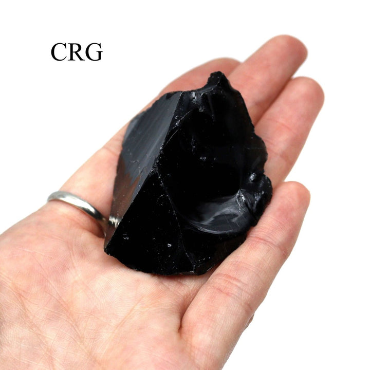 Rough Mexican Obsidian / 1 - 2" AVG - 1 KILO LOTCrystal River Gems