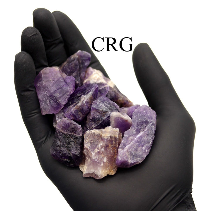 Rough Dark Amethyst / 25 - 40mm AVG - 1 KILO LOTCrystal River Gems