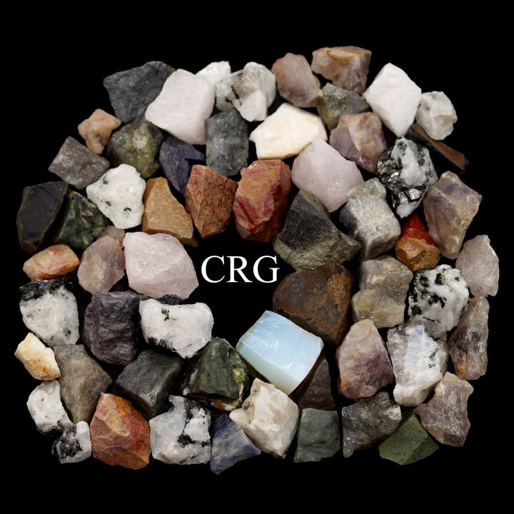 Rough India Stone Mix / 25 - 40mm AVG - 1 KILO LOTCrystal River Gems