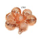 Round Spiral Cage Pendant Copper-Plated (5 Pieces) Size 1 Inch Wire Charms