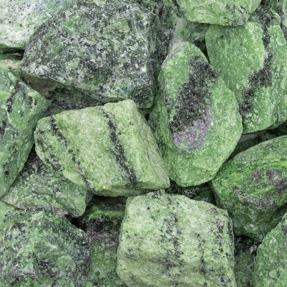 Ruby Zoisite Rough Pieces (Size 1 To 2 Inches) Wholesale Raw Crystals Minerals Gemstones